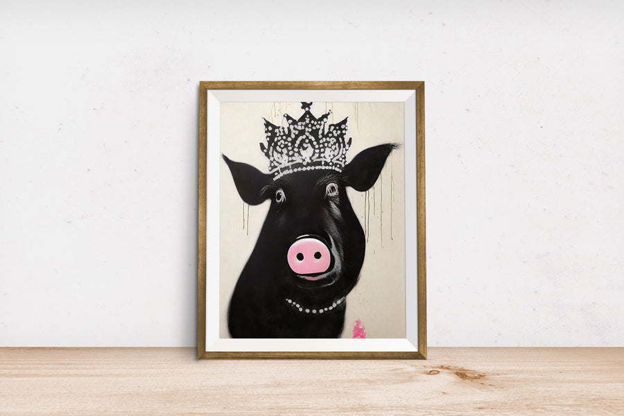 CROWN PIG POSTER