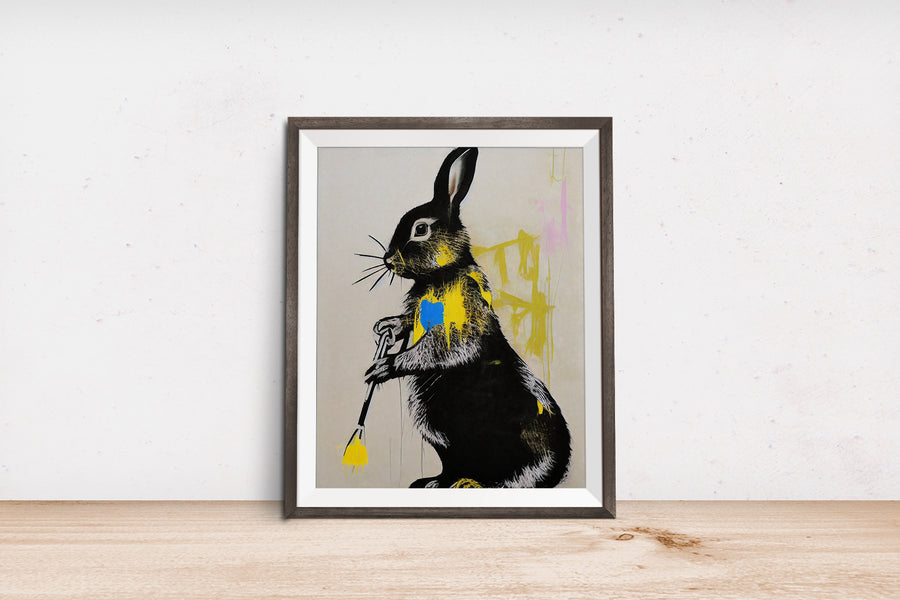 CROWN RABBIT POSTER