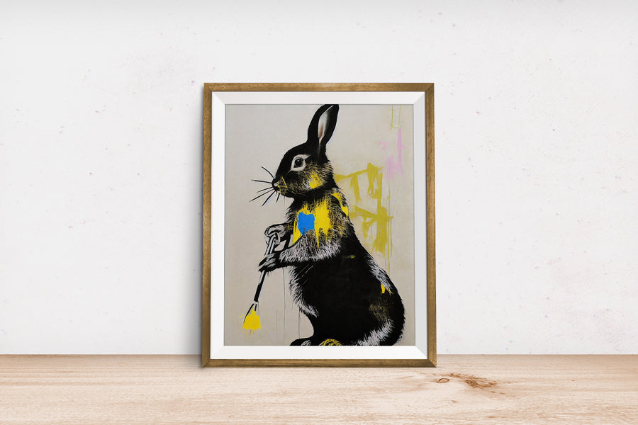 CROWN RABBIT POSTER