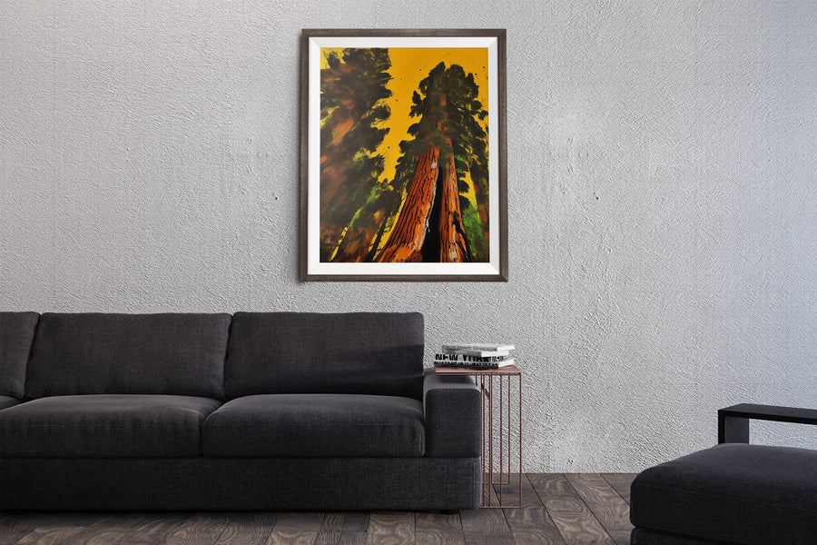 GIANT SEQUOIA TREE POSTER