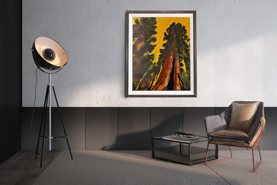 GIANT SEQUOIA TREE POSTER