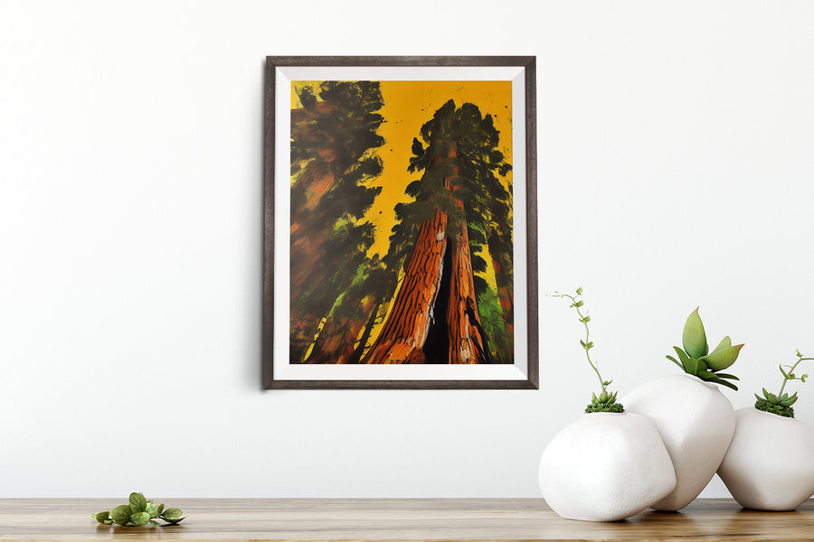 GIANT SEQUOIA TREE POSTER