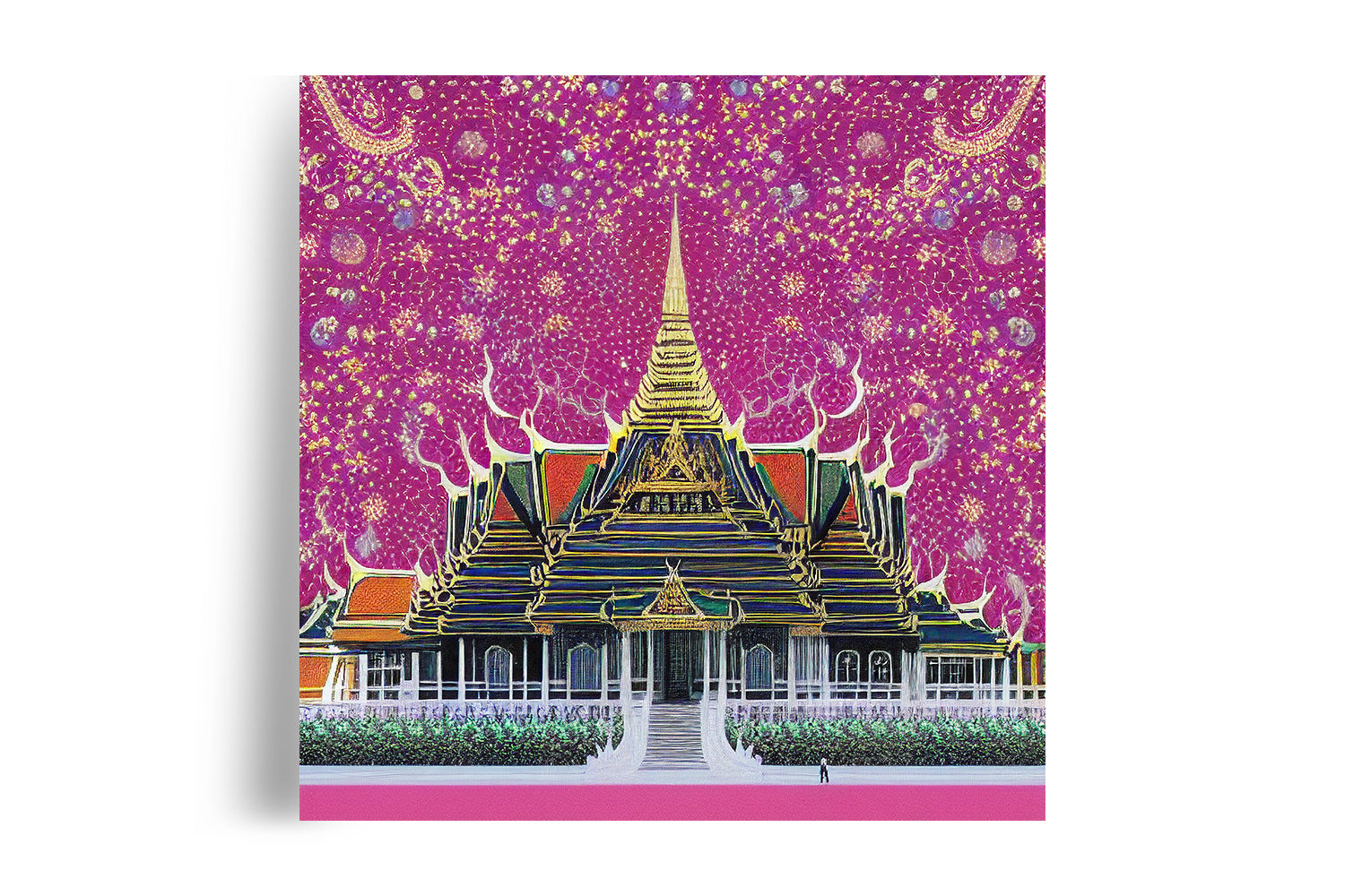 BANGKOK THAILAND GRAND PALACE POSTER