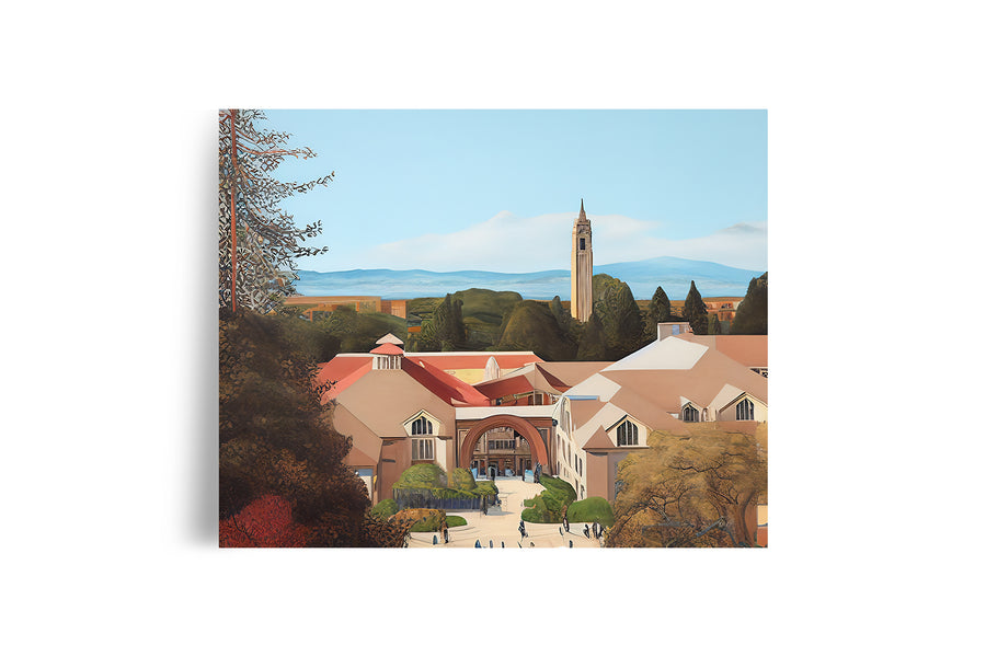 UC BERKELEY CAMPUS POSTER