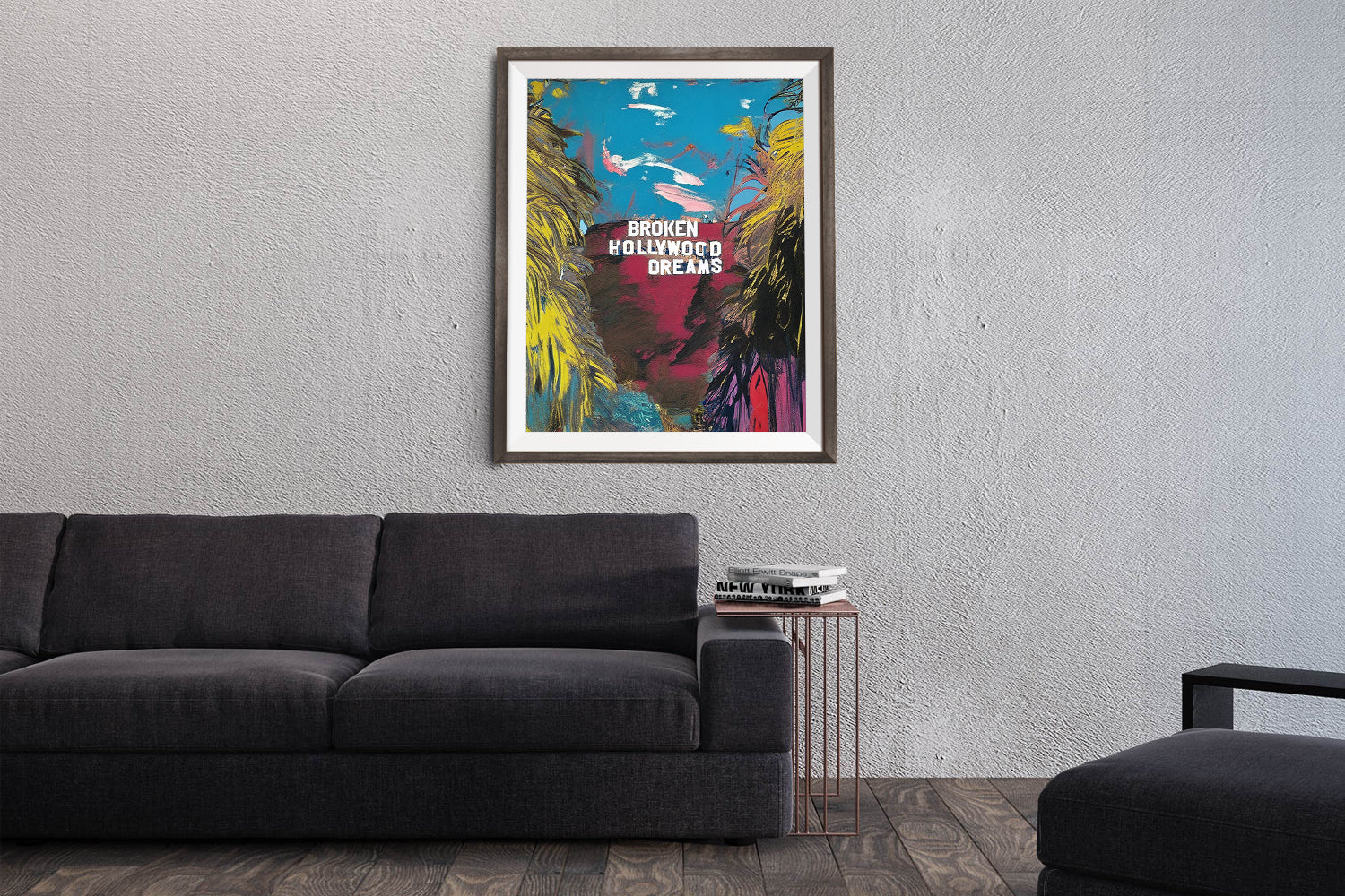 LOS ANGELES HOLLYWOOD SIGN POSTER