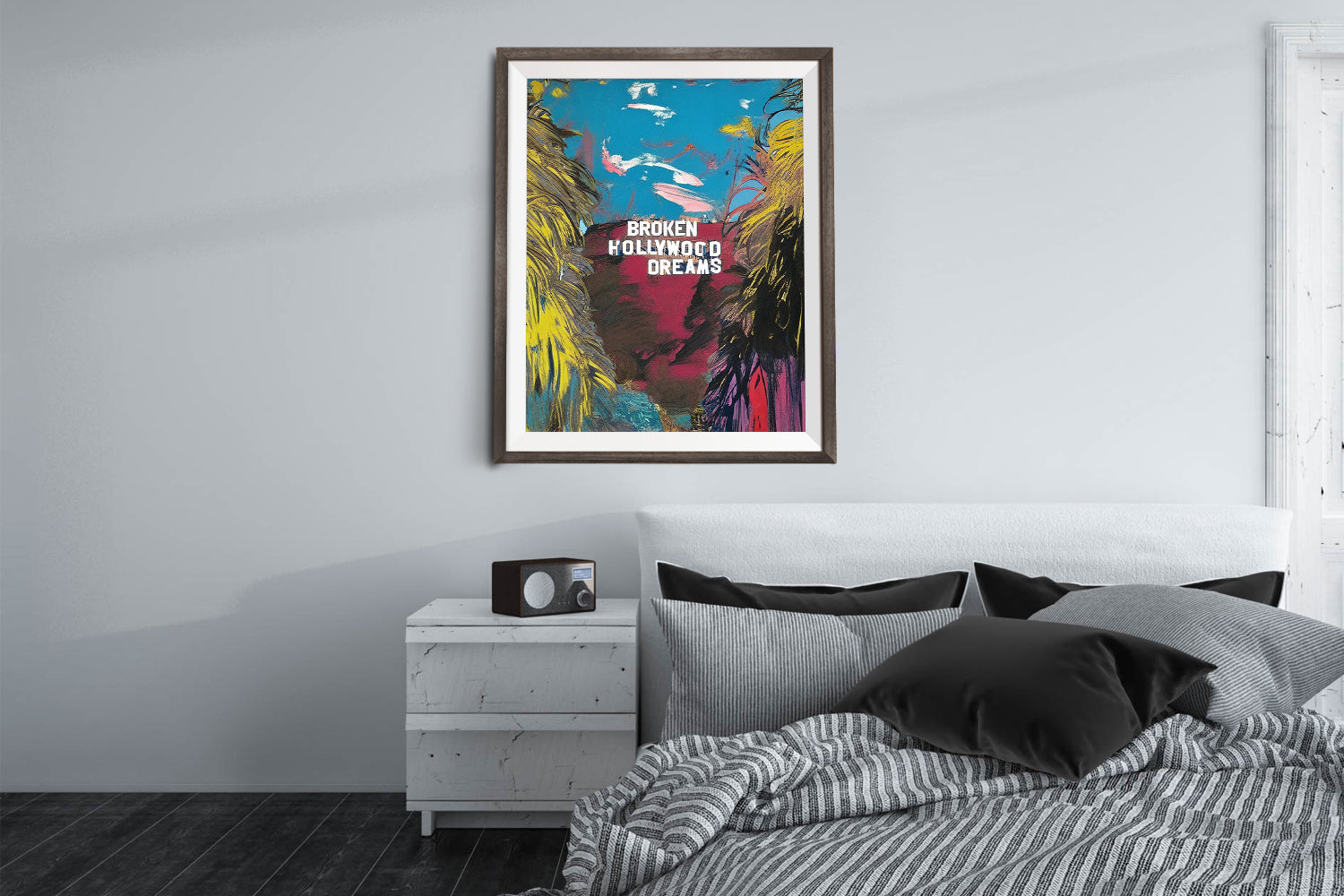 LOS ANGELES HOLLYWOOD SIGN POSTER