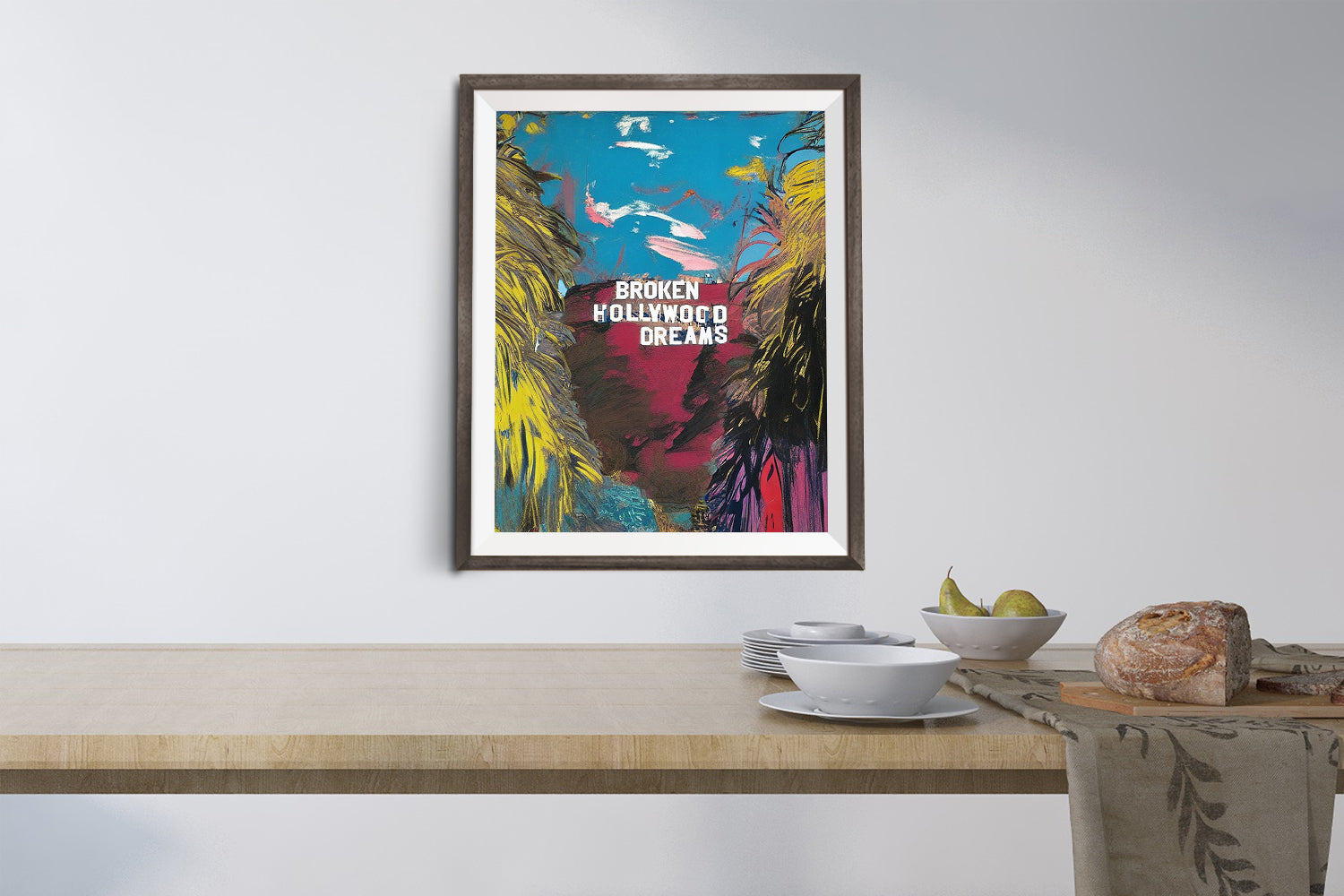 LOS ANGELES HOLLYWOOD SIGN POSTER