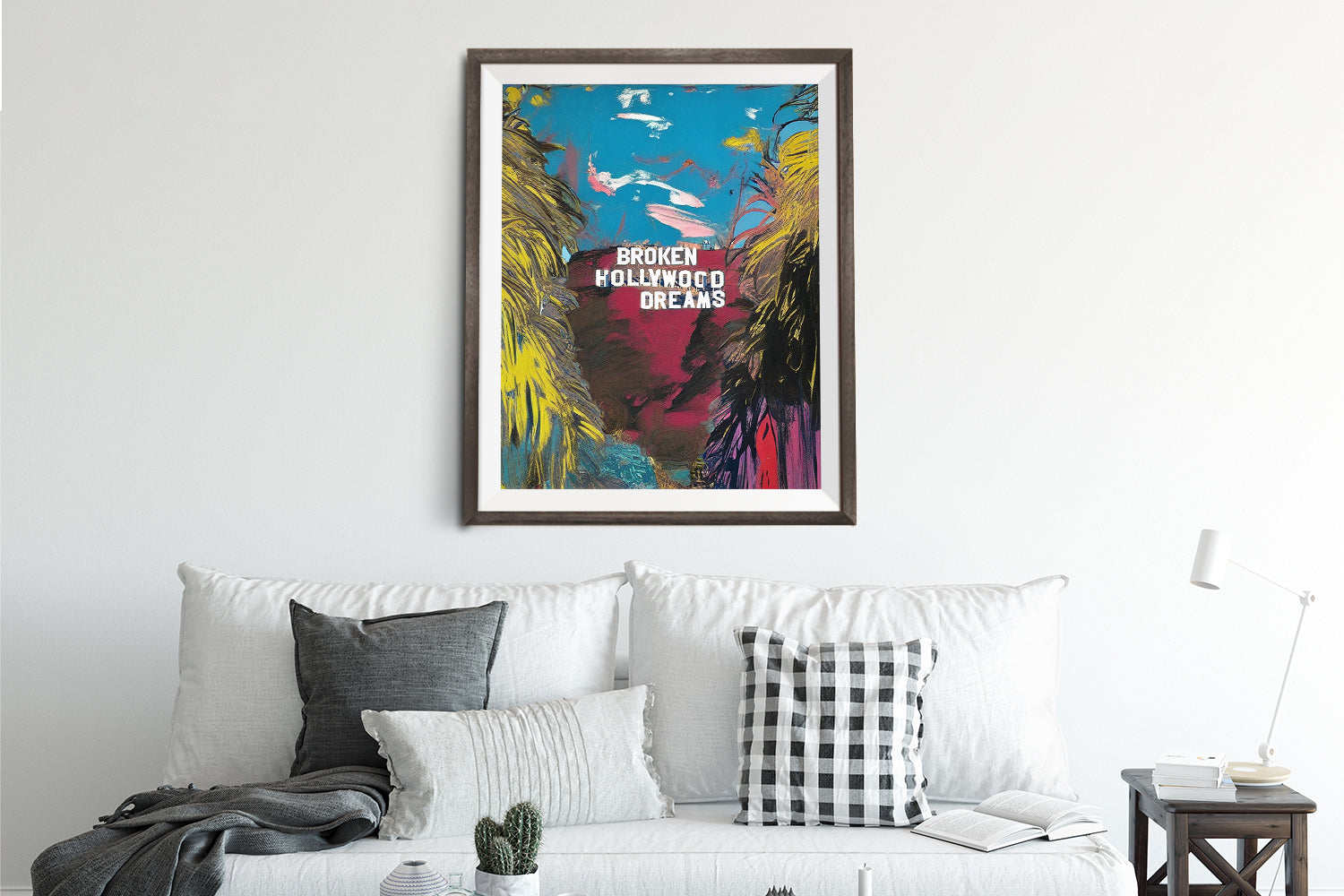 LOS ANGELES HOLLYWOOD SIGN POSTER