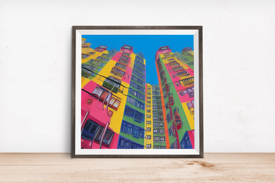 HONG KONG APARTMENTS POSTER