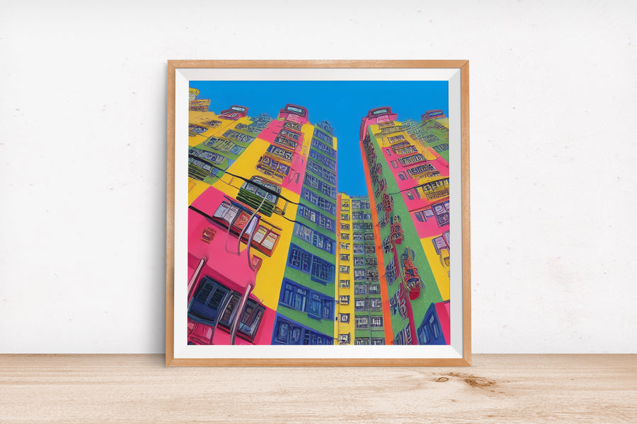 HONG KONG APARTMENTS POSTER