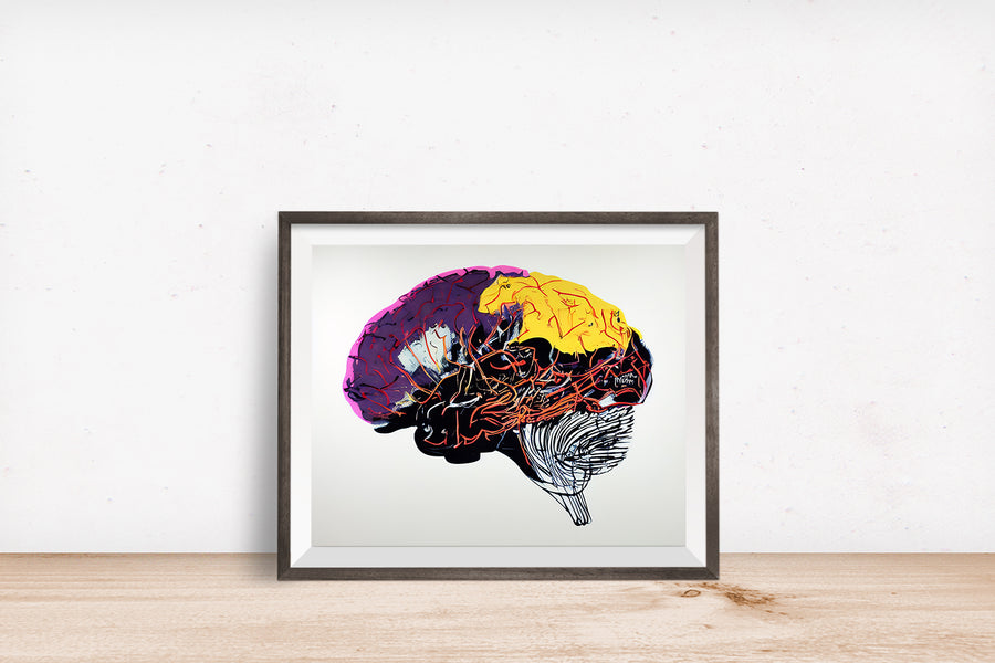 HUMAN BRAIN POSTER