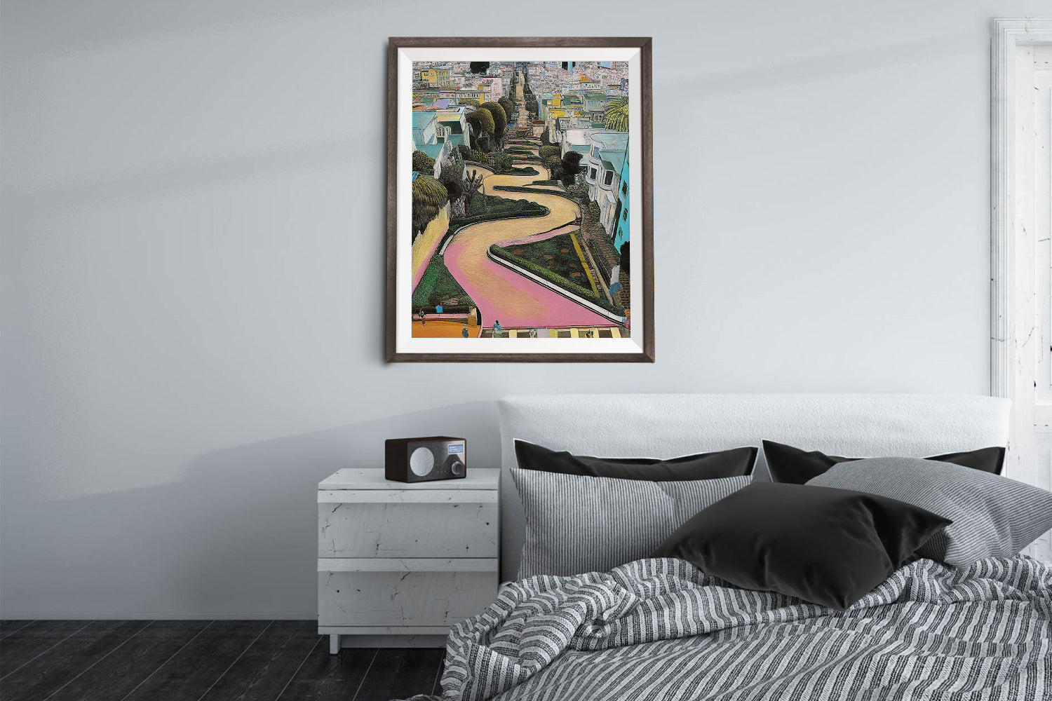 SAN FRANCISCO LOMBARD STREET POSTER