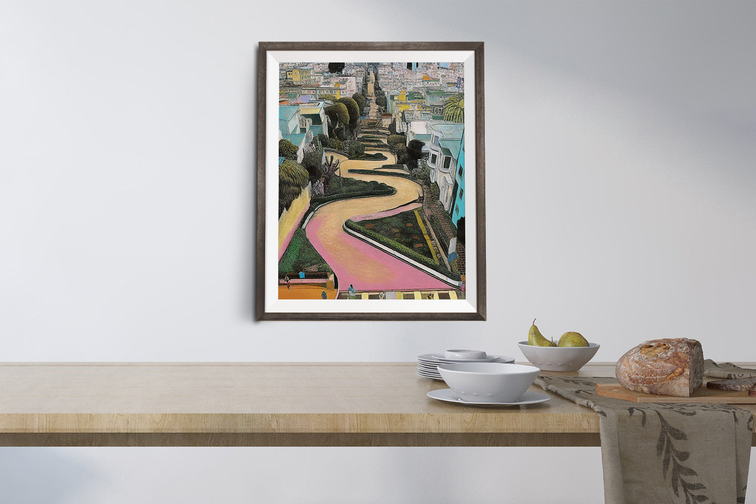 SAN FRANCISCO LOMBARD STREET POSTER