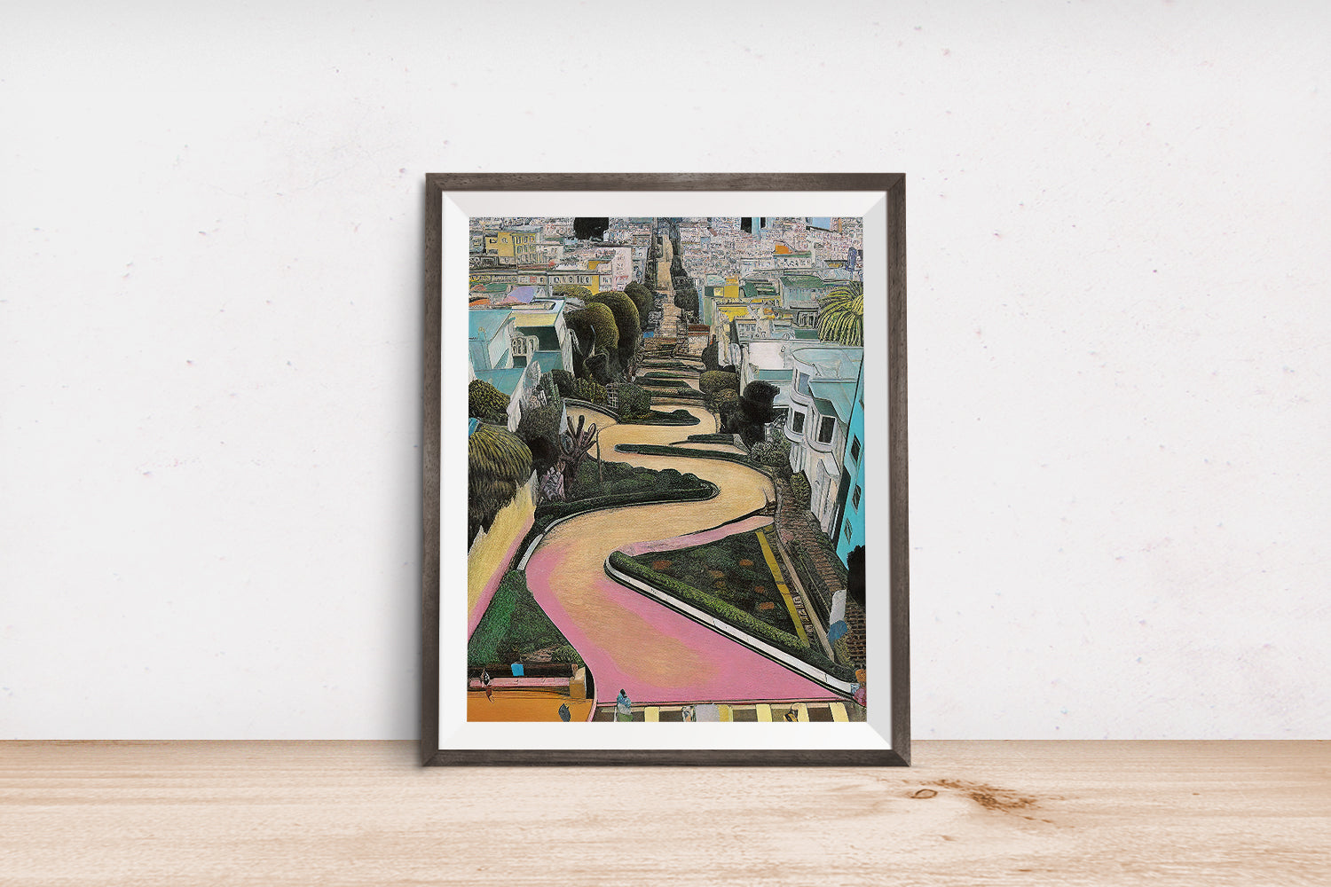 SAN FRANCISCO LOMBARD STREET POSTER