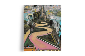 SAN FRANCISCO LOMBARD STREET POSTER