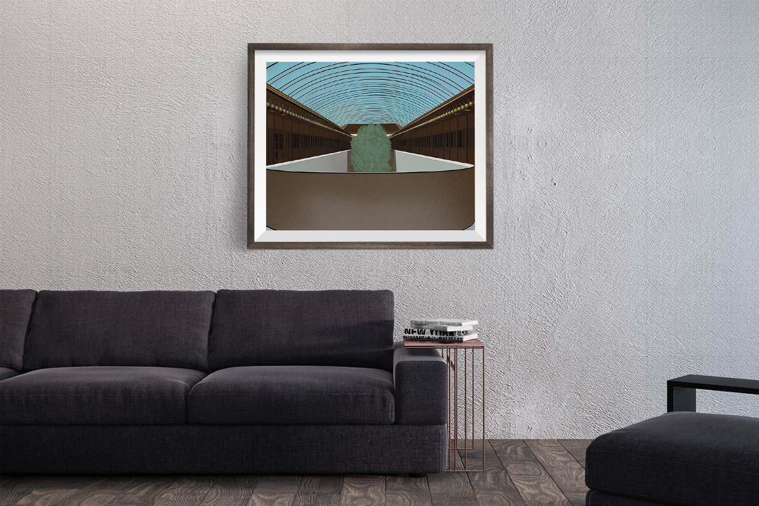 MARIN COUNTY CIVIC CENTER BY FRANK LLOYD WHITE POSTER