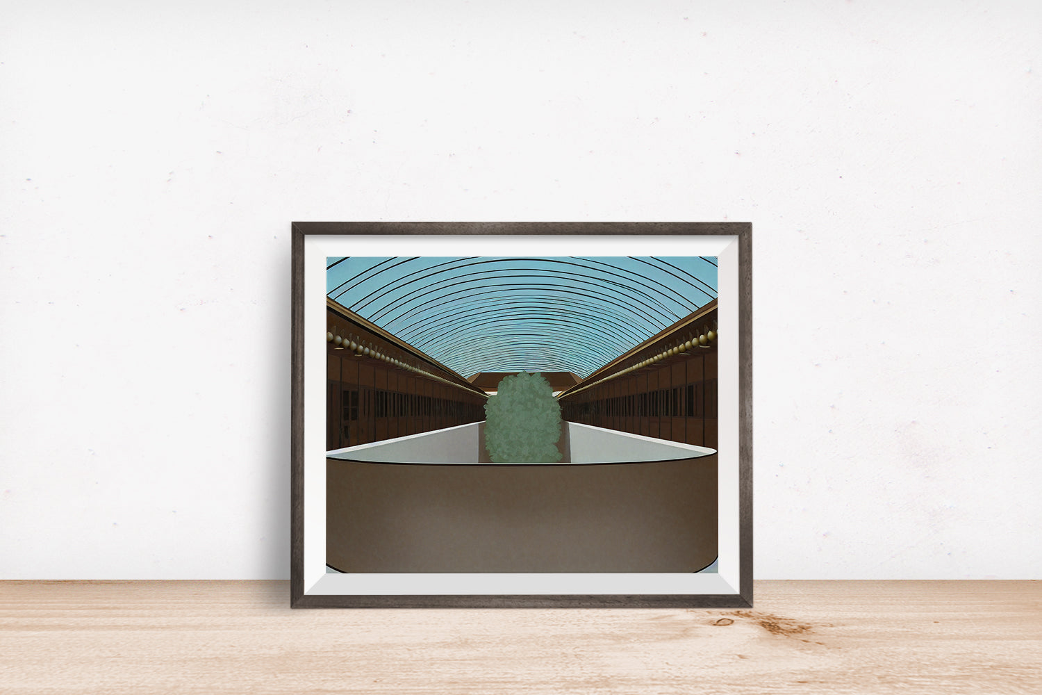 MARIN COUNTY CIVIC CENTER BY FRANK LLOYD WHITE POSTER