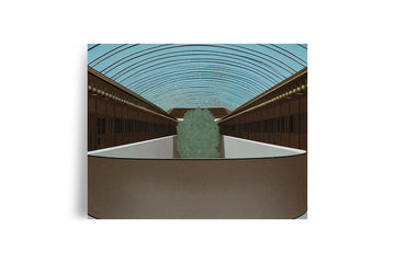 MARIN COUNTY CIVIC CENTER BY FRANK LLOYD WHITE POSTER