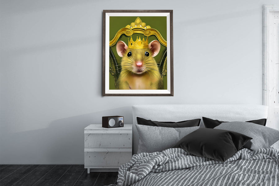 CROWN GOLDEN RAT MON PETIT SOURIS POSTER