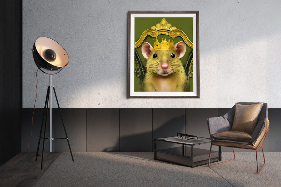 CROWN GOLDEN RAT MON PETIT SOURIS POSTER