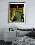 OAKLAND DOWNTOWN ON MARS POSTER