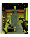 OAKLAND DOWNTOWN ON MARS POSTER