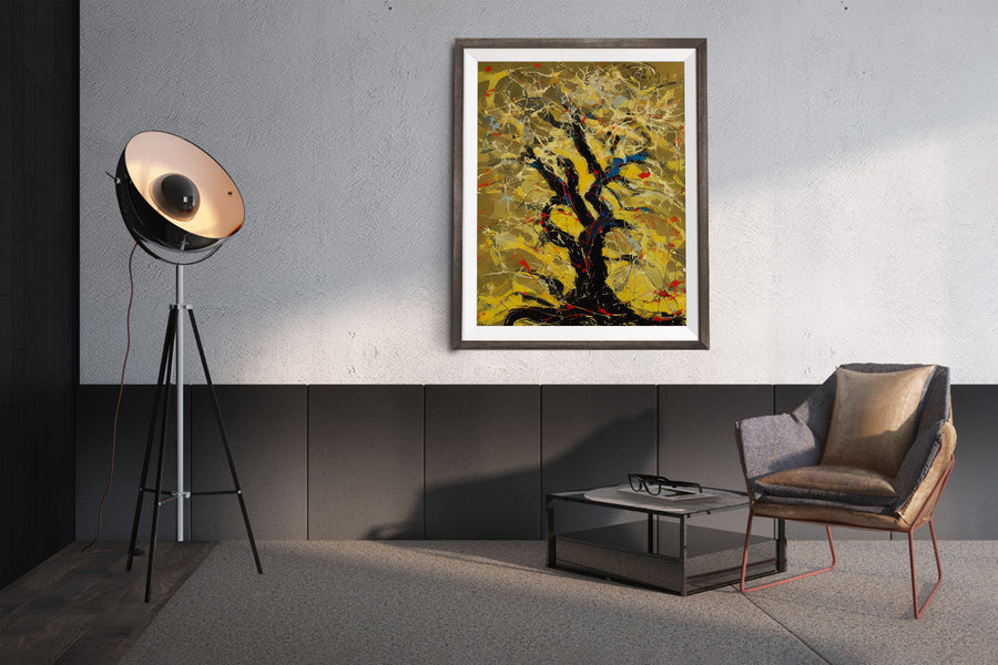 OLIVE TREE POSTER