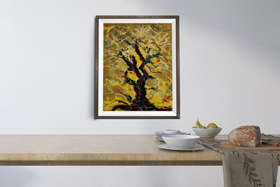 OLIVE TREE POSTER