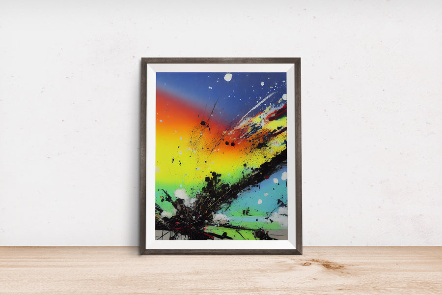 RAINBOW EXPLOSION POSTER