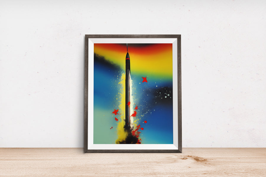 RAINBOW EXPLOSION POSTER