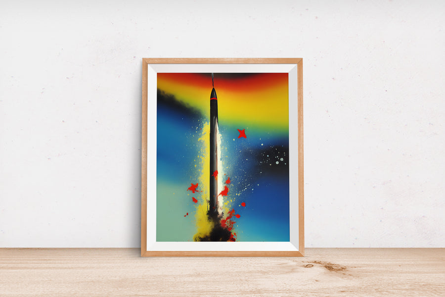 RAINBOW EXPLOSION POSTER