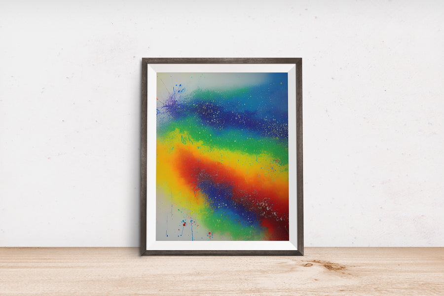 RAINBOW EXPLOSION POSTER