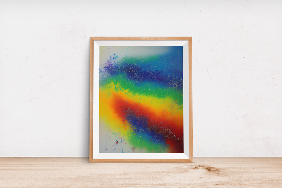 RAINBOW EXPLOSION POSTER