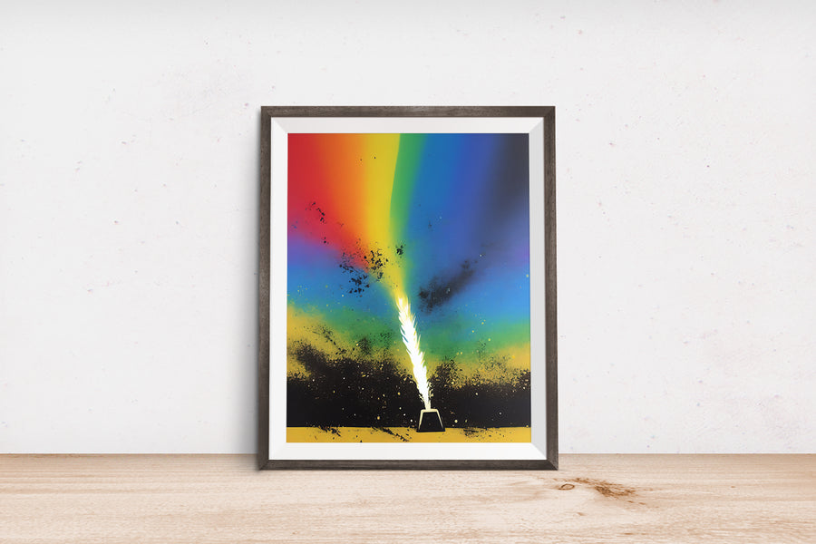 RAINBOW EXPLOSION POSTER