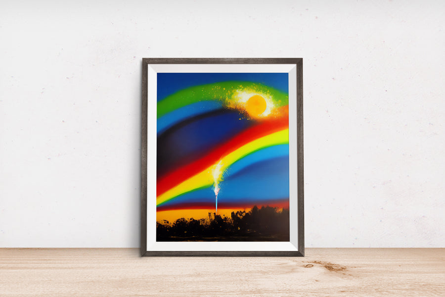 RAINBOW EXPLOSION POSTER