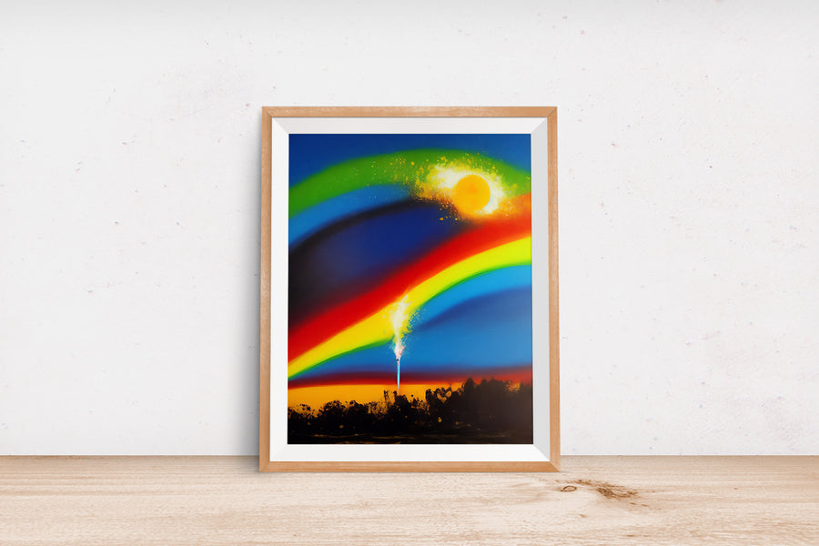 RAINBOW EXPLOSION POSTER