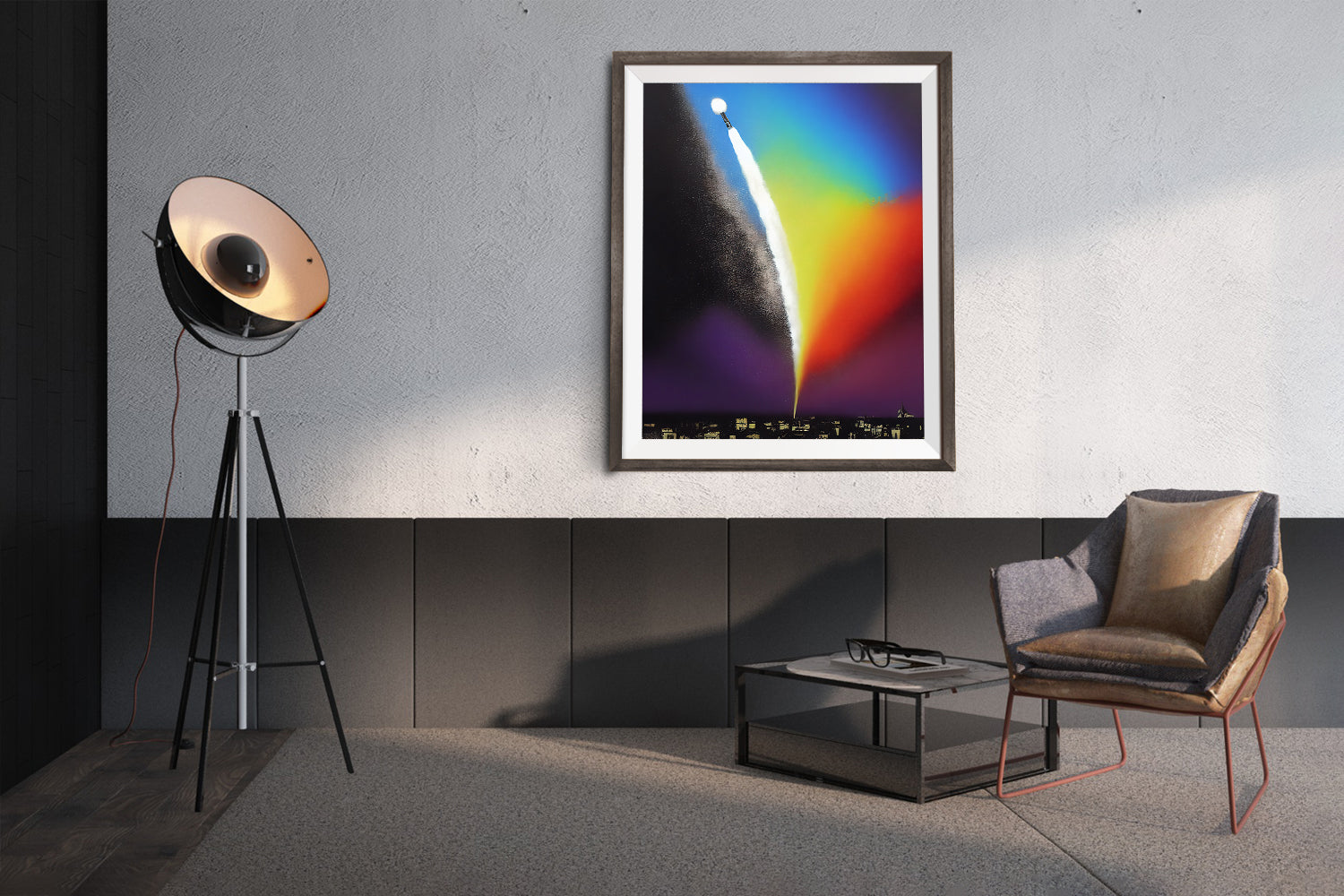 RAINBOW SKYROCKET POSTER