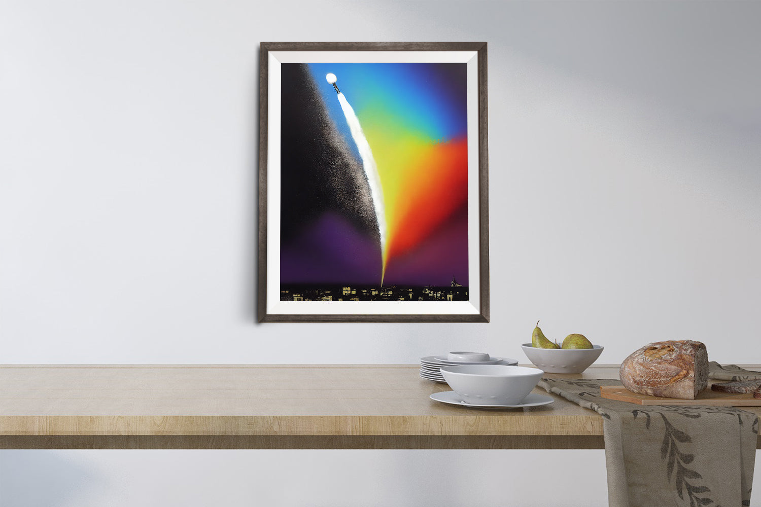 RAINBOW SKYROCKET POSTER