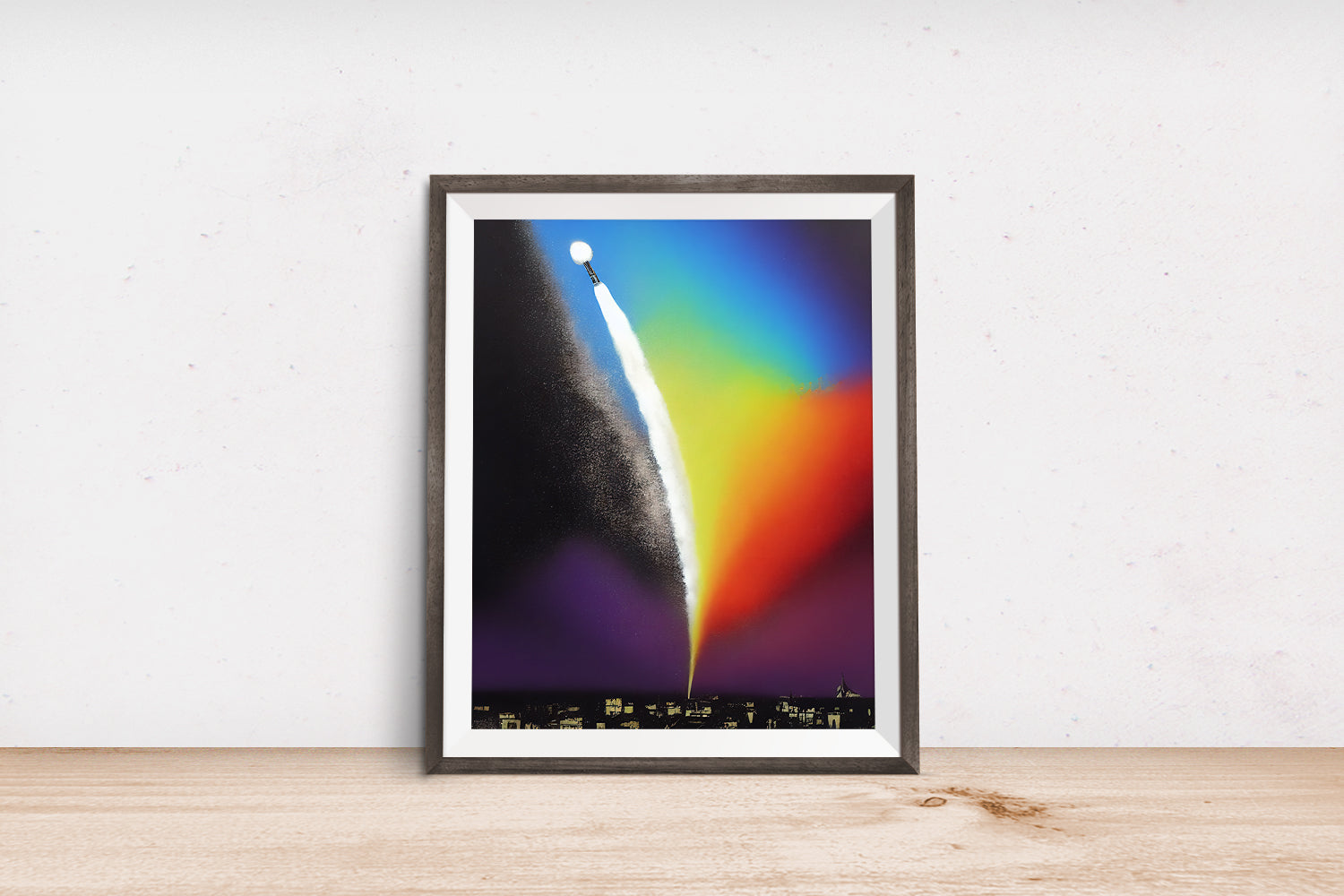 RAINBOW SKYROCKET POSTER