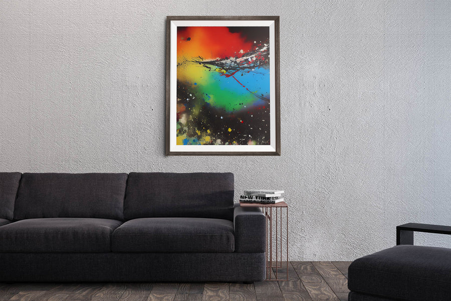 RAINBOW EXPLOSION POSTER