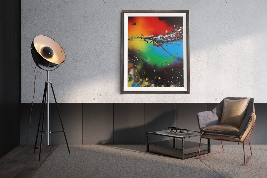 RAINBOW EXPLOSION POSTER