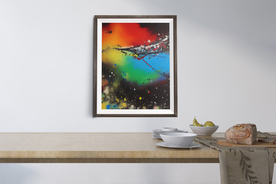 RAINBOW EXPLOSION POSTER