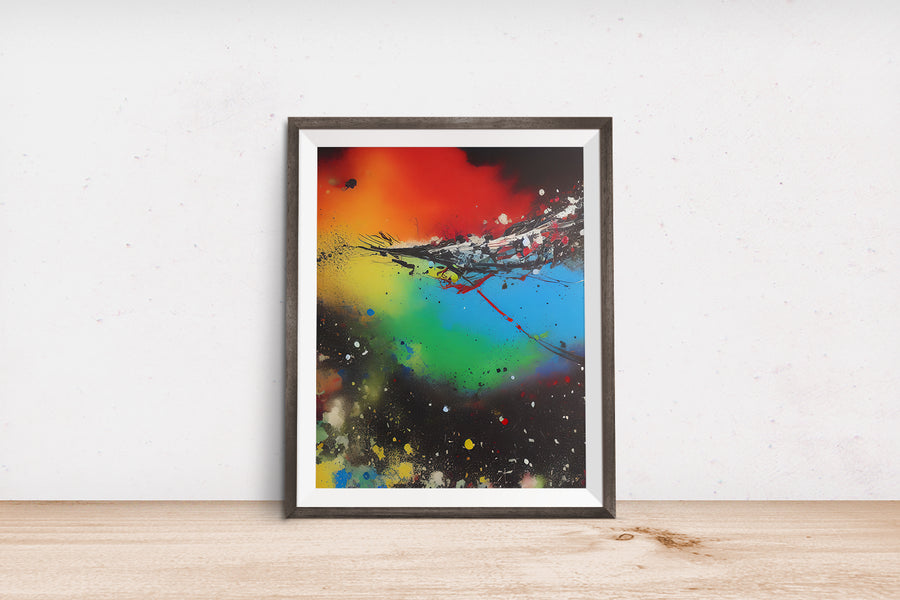 RAINBOW EXPLOSION POSTER