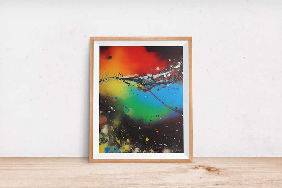 RAINBOW EXPLOSION POSTER