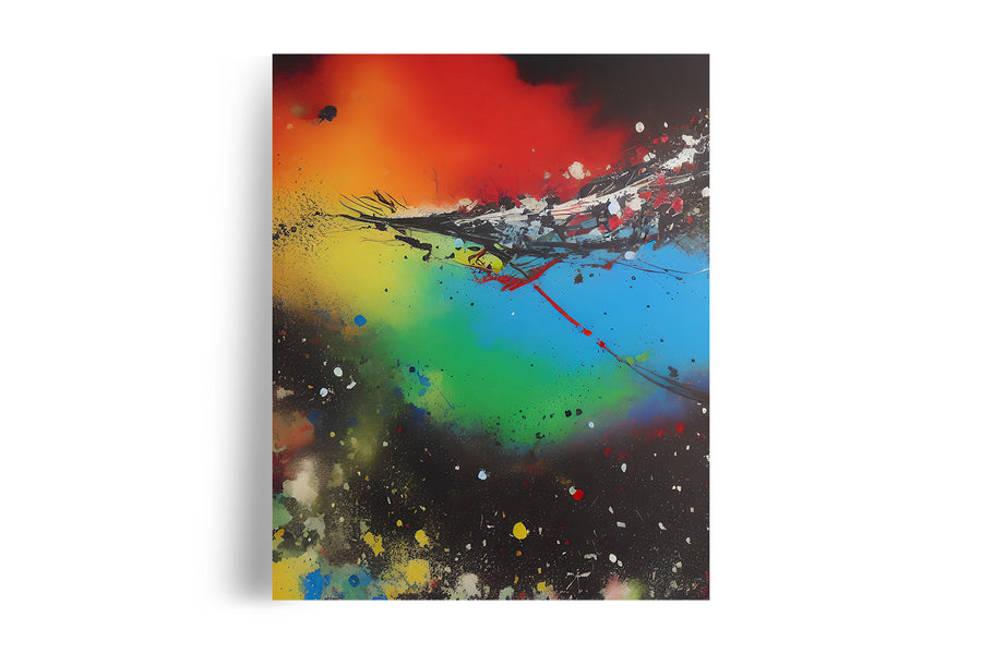 RAINBOW EXPLOSION POSTER