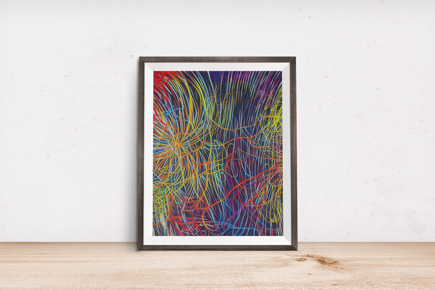 RAINBOW WEB EXPLOSION POSTER