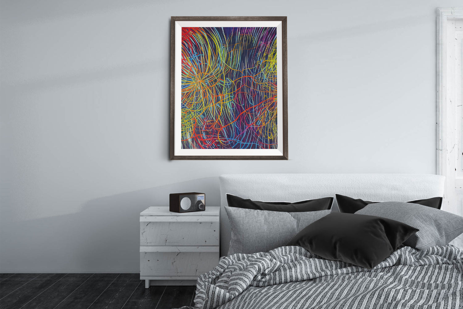 RAINBOW WEB EXPLOSION POSTER
