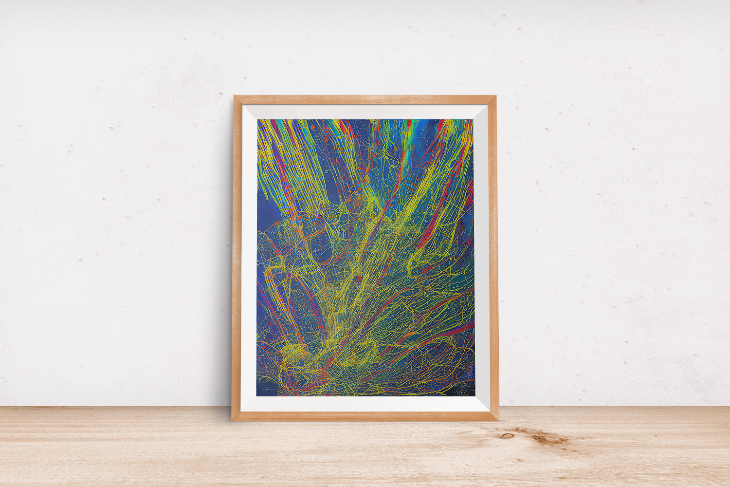 RAINBOW WEB EXPLOSION POSTER