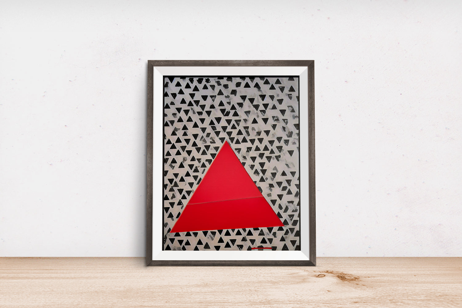 RED TRIANGLE POSTER