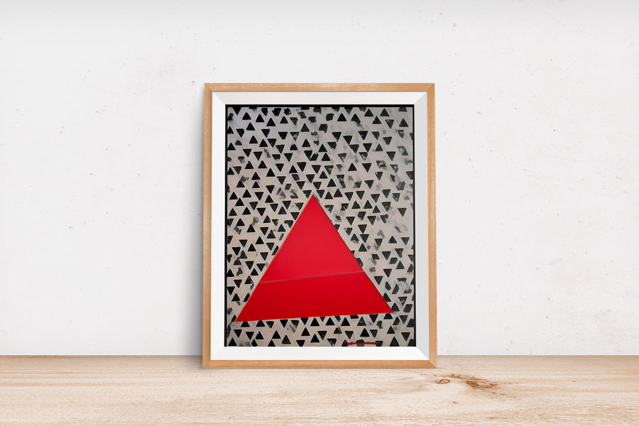 RED TRIANGLE POSTER